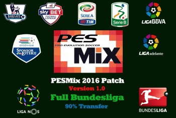 Pesmix 16 Patch V1 0 Full Bundesliga Fix 1 1 Added Pro Evolution Soccer 16 At Moddingway